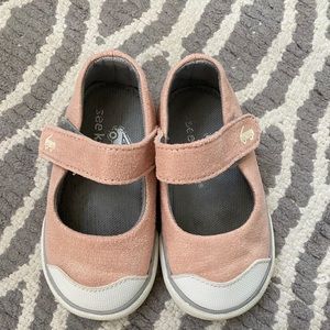 See Kai Run Basics Pink Mary Jane Sneakers